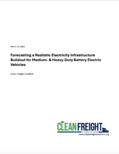 Forecasting a Realistic Electricity Infrastructure Buildout for Medium- & Heavy-Duty Battery Electric Vehicles